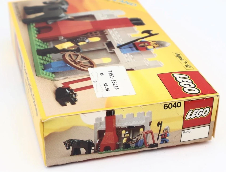 Vintage LEGO 6040 Legoland Castle System BLACKSMITH SHOP (6040) SEALED NEW - Image 3 of 4