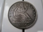 1856-O  Seated Liberty Half Dollar AU