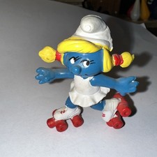 Smurfs Roller Skating Smurfette Schleich Peyo Figure