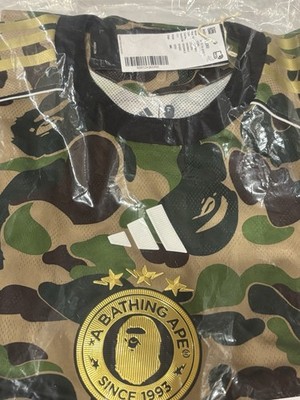 Adidas X Bape KB2202 AUTHENTIC 2025 grün Herren Trikot Größe M