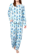 MUK LUKS X Jen Coffey Holly Jolly Pajama Set Bundled Up Huck