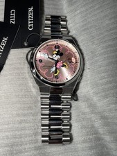 Citizen Tsuyosa Disney Minnie Mouse Automatic Watch N0156-50W Cal. 8210 Silver