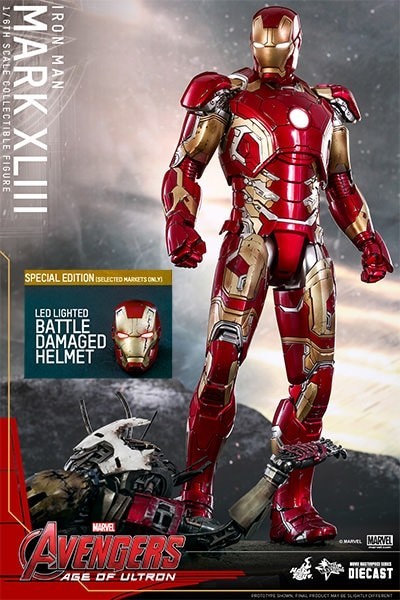 Iron Man Mark XLIII - DIECAST Movie Masterpiece Series