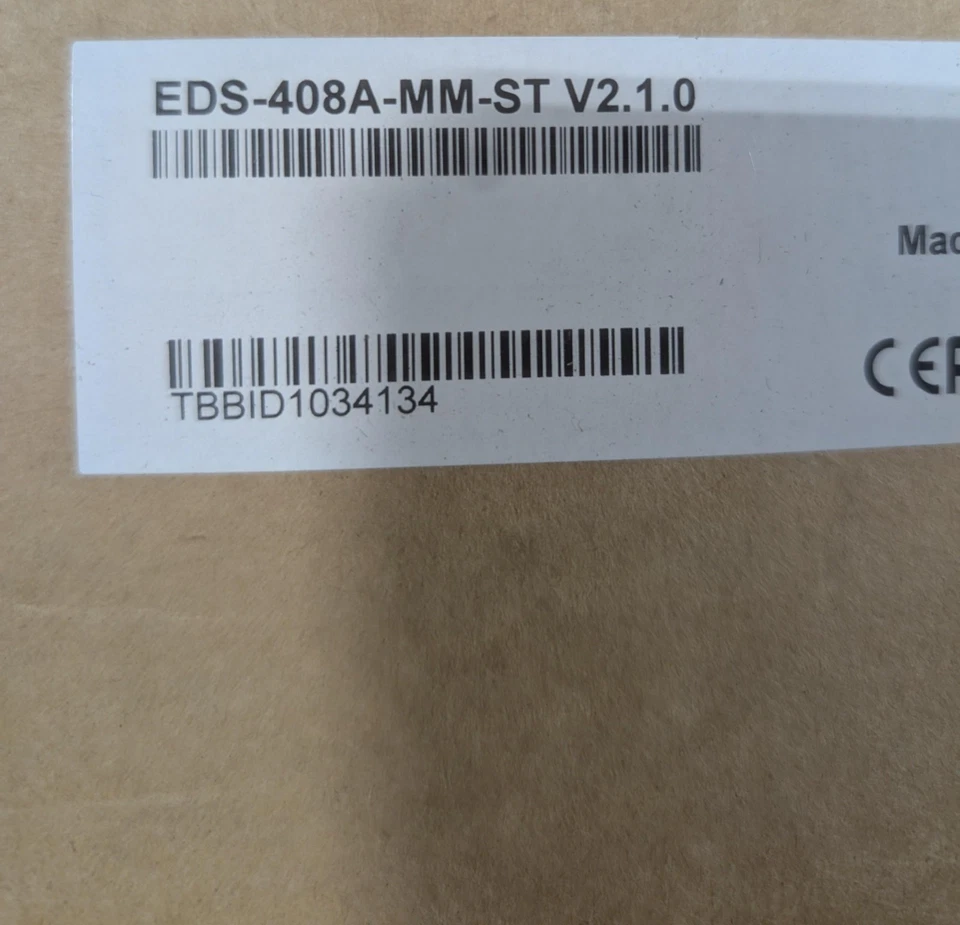 Moxa EDS-408A-MM-ST V2.1.0 Entry-Level Managed Ethernet Switch 8-Ports 19-60VDC - Image 3 of 3