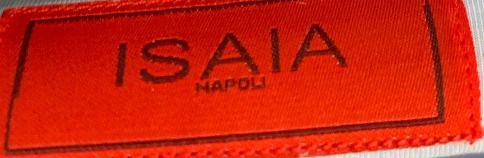 Isaia Mens Light Blue Cotton Long Sleeve Button Down Shirt sz 17.5/44 - Image 3 of 4