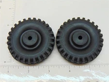 Pair of Rubber Tonka Script Tire Toy Parts TKP-019-2 