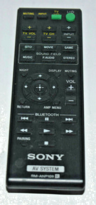 Sony AV system remote control RM-ANP109 All functions tested