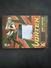 2020 Panini XR Vortex Materials Orange #36 James Morgan Jersey 25/25