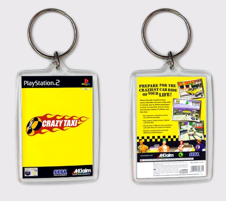 Crazy Taxi PlayStation 2 PS2 Porte-Clés