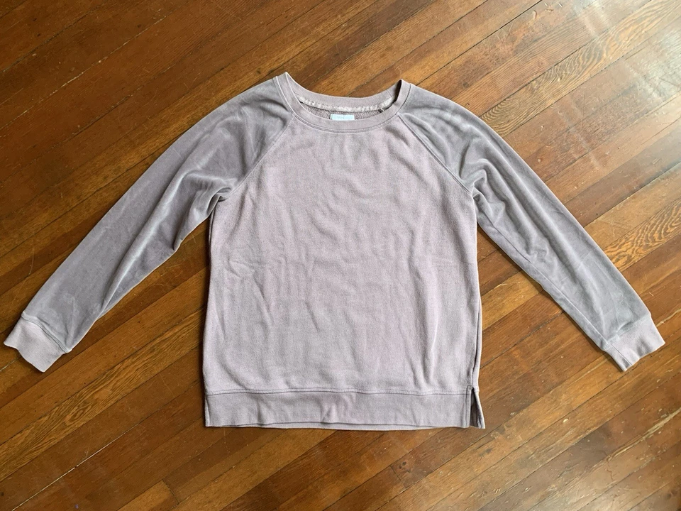 Sudadera Pullover Manga Terciopelo Maurices L Púrpura Malva Acogedora Hada Multimedia Foto 3 de 4
