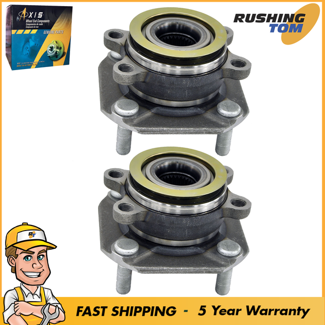 2 Front Wheel Hub & Bearing for 2007 2008 2009 2010 2011 2012 Nissan