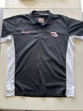 Winners Circle Dale Earnhardt Vtg Men's XL Polo Rcr NASCAR Black