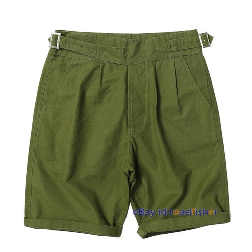 British military shorts Men's cotton summer shorts Gurkha shorts Military shorts - Picture 9 of 35