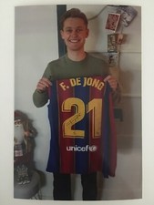 Autogrammfoto *FRENKIE DE JONG* FC Barcelona FCB Niederlande Gr&ouml;&szlig;e: 15x10cm #2