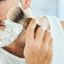 Vintage Men Shaving Brush with Wooden Handle, Women Make