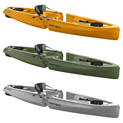 Point65 Mojito Solo dunkelgrün modulares teilbares angel Kajak Wassersport Sit 