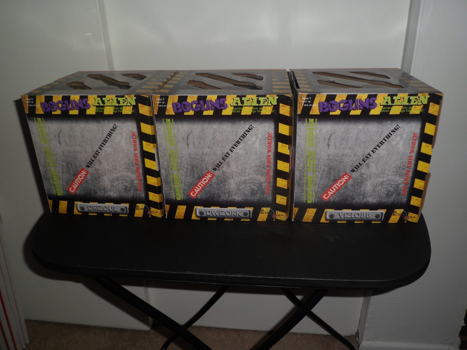 ALIEN BOGLINS Drizoul/Vizlobb/Dwizork Puppet Tri-Action Toys 2021 1st Visitation