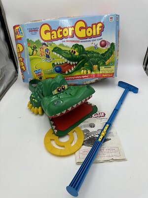 RARE Vintage Gator Golf Milton Bradley 1995 FOR PARTS EVERYTHING PICTURED 