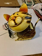 Deco Breeze Cat Figurine Table/Desk Personal Electric Fan for Home or Office