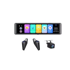 360 Degree Car Rearview Mirror Dash Cam 4 Channels Car Cameras 4K 1080P ADAS BDS