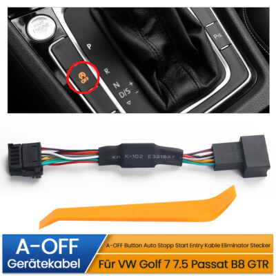 Für VW Golf 7 7.5 Passat B8 T-ROC A-OFF Gerätekabel Start-Stop-System-Kabel Plug