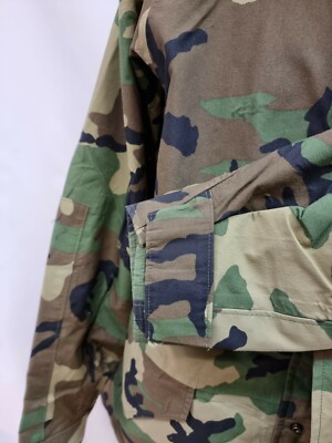 Genuine US Army Woodland Camo GoreTex ECWCS Parka Jacket #238 | eBay