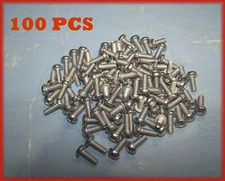 Qty.100pc - 6-32 X 3/8 6 LOBE Torx PAN HEAD Fully Threaded Screw Zinc