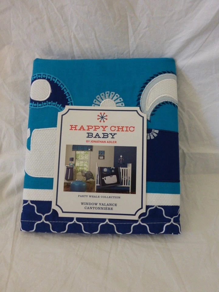 Cenefa ballena fiesta bebé feliz 60" x 17" nueva en paquete Foto 2 de 4