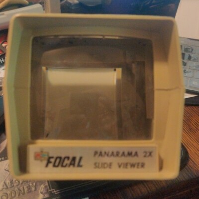 VTG Kmart Focal Panarama Illuminated 2x2 Slide Viewer 2x Magnification Tested