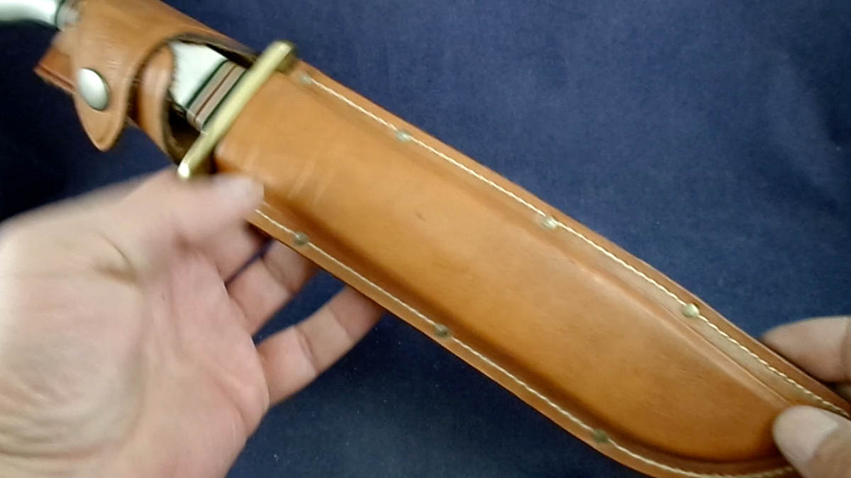 Vintage Western L46-8 Bowie Large Knife with Sheath | eBay