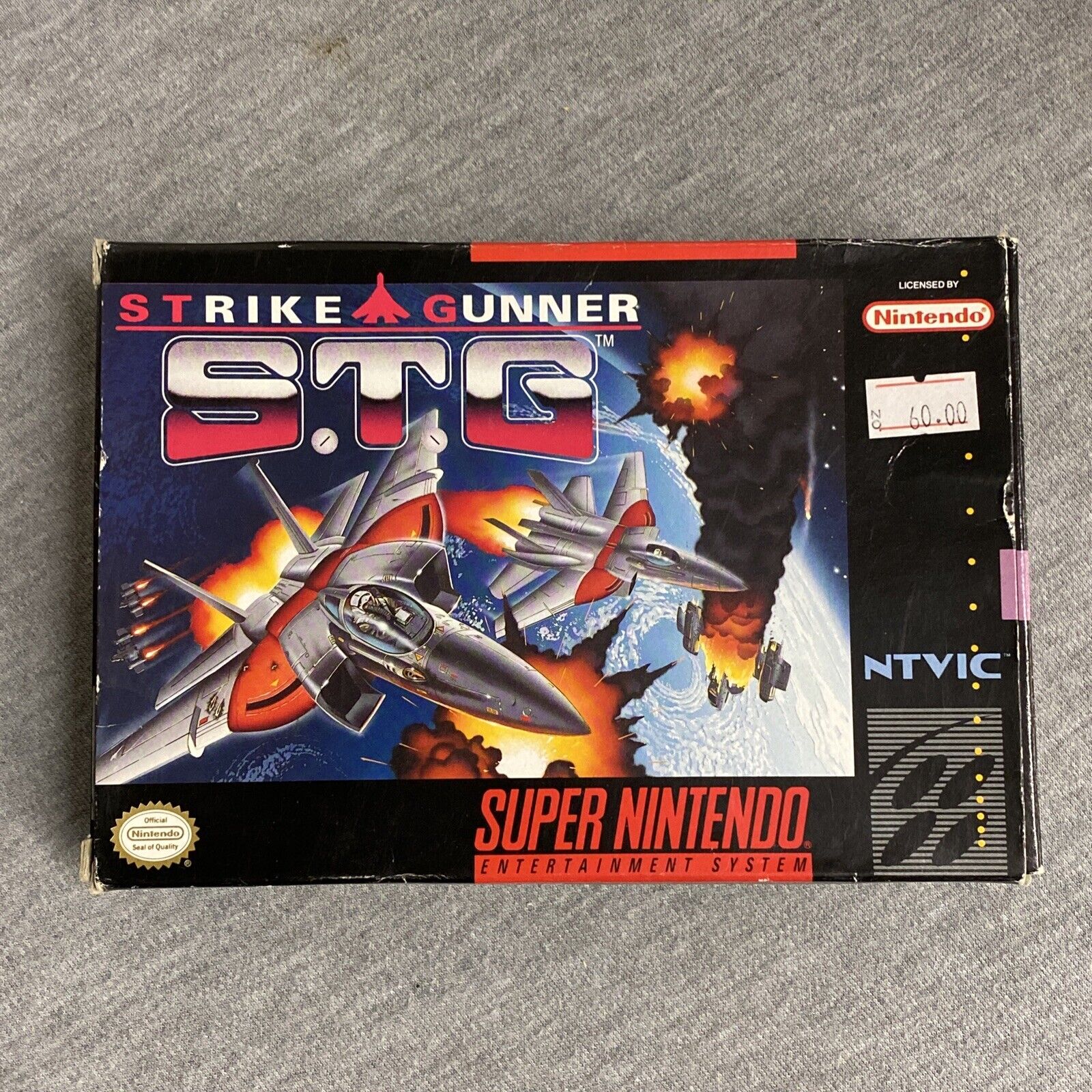 strike gunner  estágio 1  Super Nintendo 