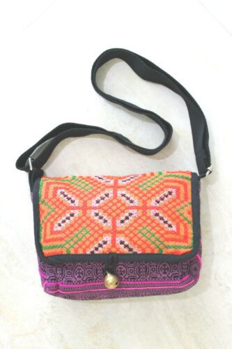 SeasandBreeze BOHO Hippie embroidery women Ethnic TRIBAL sling cross body bag - Picture 1 of 8