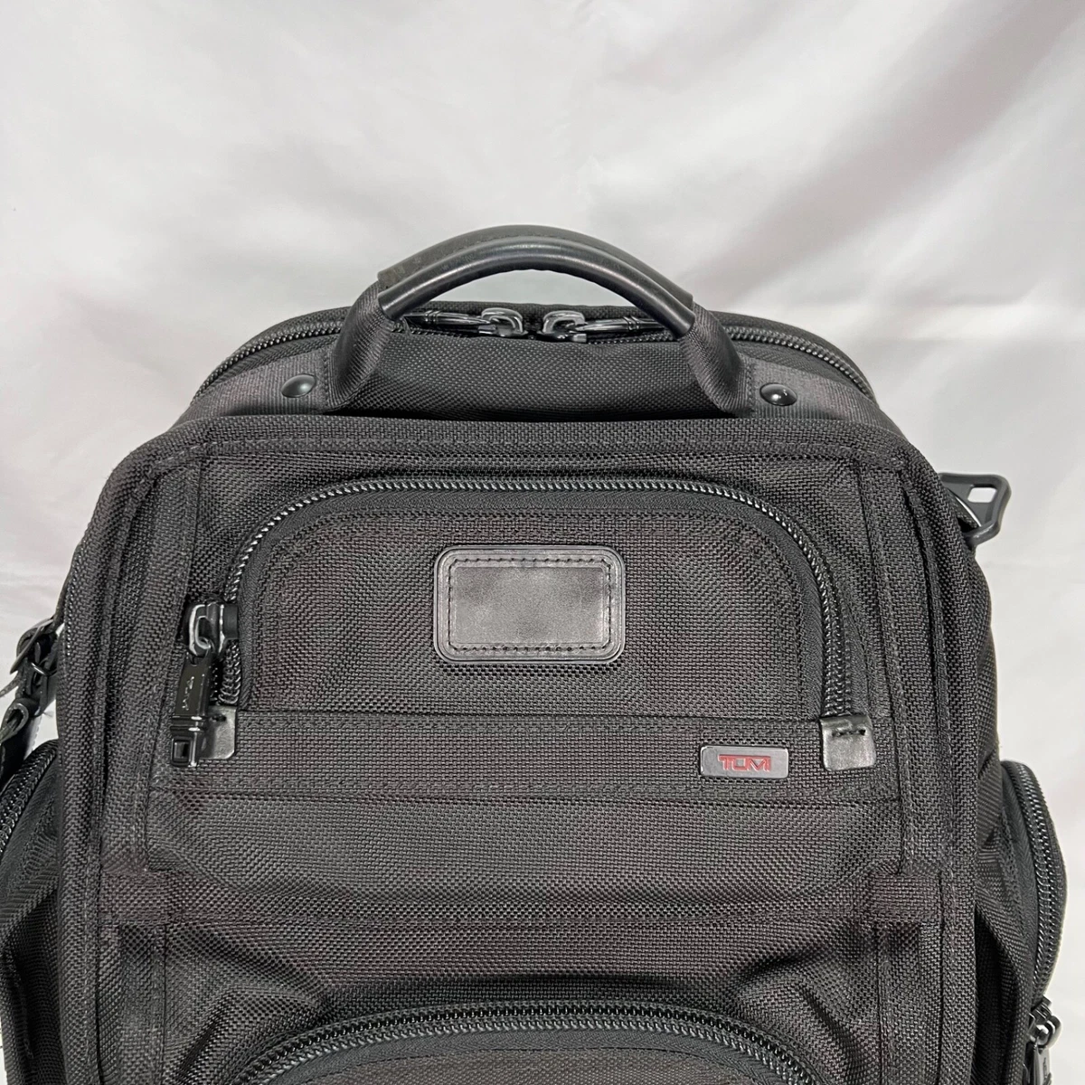 TUMI 26578DH T-Pass Black Backpack l Black Good Condition