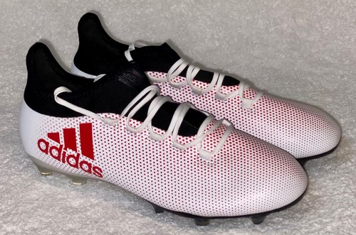 ADIDAS X 17.2 FG White Red Black Soccer 