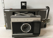 Polaroid Folding Land Camera Model J66 Hard Case Electric Eye Untested Vintage