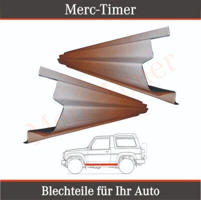 Reparaturblech-Paar Seitenschweller Für VW Vento 1991–1999 – Links + Rechts, Aus Stahl