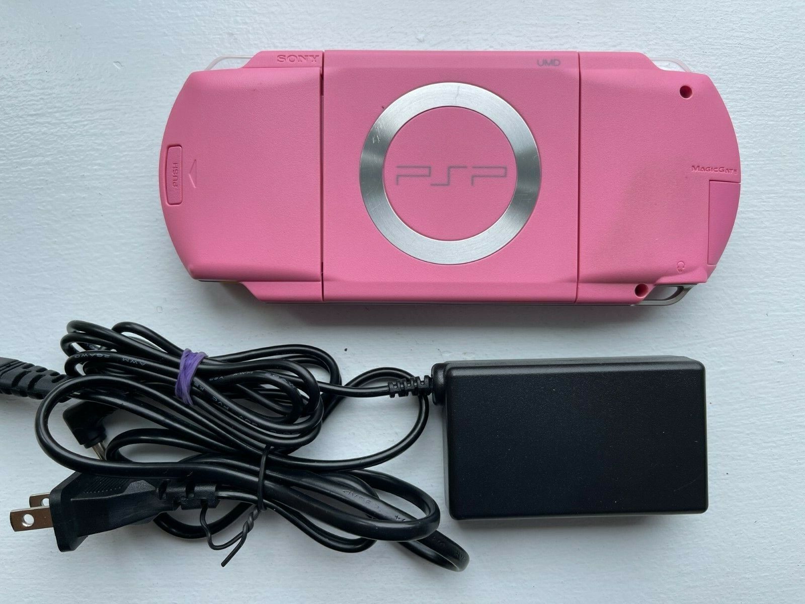 Sony PSP 1000 Pink PlayStation + Charger Good Condition OEM Japan