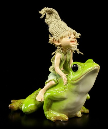 Pixie Kobold Figur - 3 Mäuse Beim Yoga - Fantasy Fee Gnom Engel