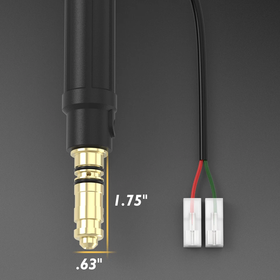 Antorcha de pistola de soldadura MIG para Lincoln Magnum 100L K530-5, pistola MIG 100A cable de 10 pies Foto 4 de 4