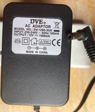 12v 1000mA 1A DVE 12vDC Linear Power Supply Mains Adapter Transformer PSU