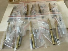 10 Premium Fancy Slimline Pen Kits Woodturning - Chrome
