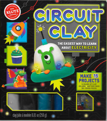 KLUTZ CIRCUIT CLAY BOOK & KIT - New, factory-sealed  FREE SHIPPING.
