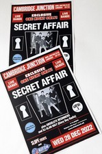 Secret Affair  2022 tour flyers x 2- MOD - Ian Page