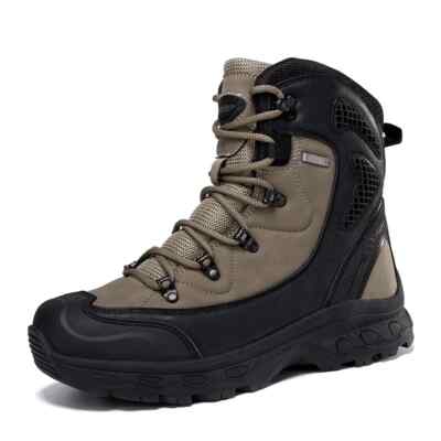 Men Trekking Hiking Boots Non Slip Outdoor Mountain Desert Shoes Ankle Boots