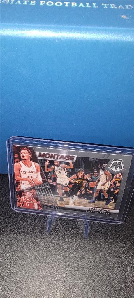 Trae Young 2021-22 Panini Mosaic Montage Insert Hawks