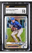 2021 Bowman Chrome Mega Mojo Refractor BCP-193 Bobby Witt Jr. CSG 10 Gem Mint