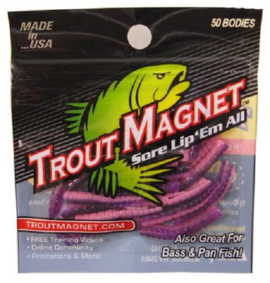 NEW   Trout Magnet   50 Pc. TM Body Pack 