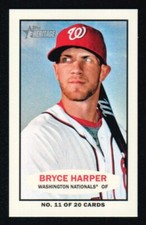 2013 TOPPS HERITAGE BRYCE HARPER 1964 TOPPS BAZOOKA MINI 64B-BH