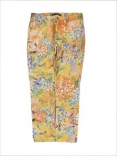 Ralph Lauren Purple Label Women  s Denim Floral Hand Painted Denim Size 27