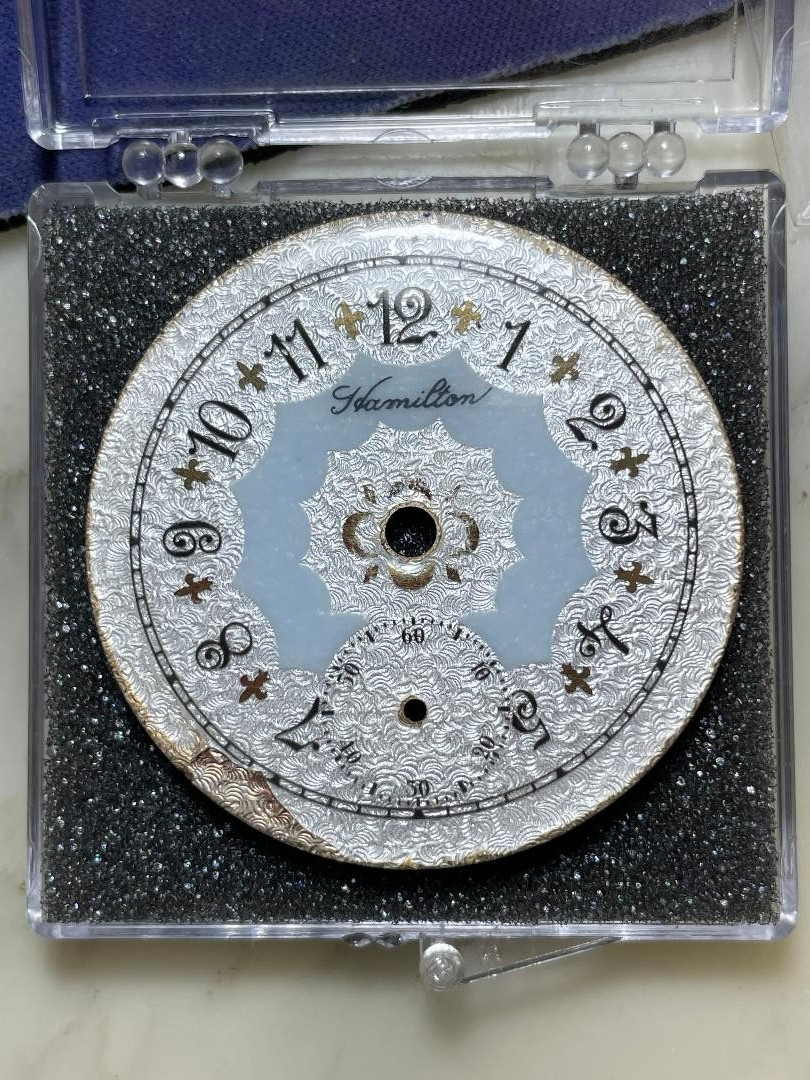 Hamilton 18s, Fancy Dial, Designed by Don Vikre, Illinois, Super Nice!